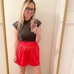 Scotch and Soda Keoni Red Shorts